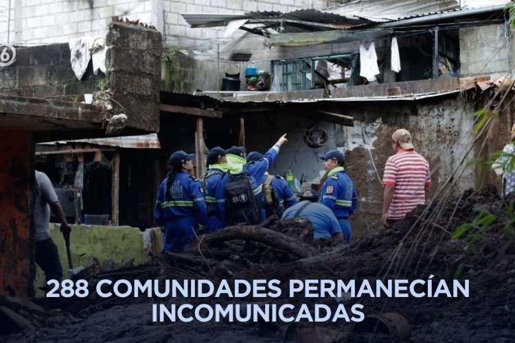 Suman 80 muertos y 18 desaparecidos por lluvias e inundaciones en cinco estados de México