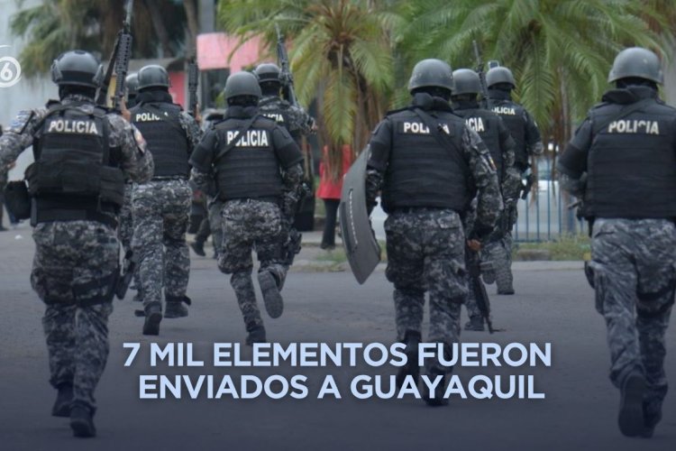 Gobierno de Ecuador moviliza a más policías y militares ante crisis de seguridad
