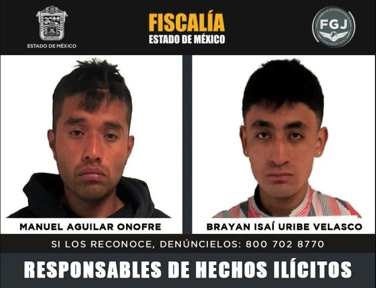 Sentencian a más de 17 años de prisión a responsables de robo con violencia en Texcoco