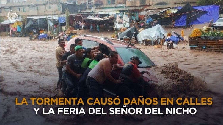 Provoca tromba afectaciones en Tlapa de Comonfort, Guerrero