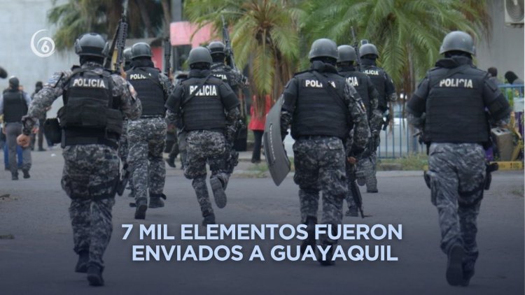 Gobierno de Ecuador moviliza a más policías y militares ante crisis de seguridad