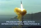 EEUU realiza ensayo con misil balístico pero desarmado