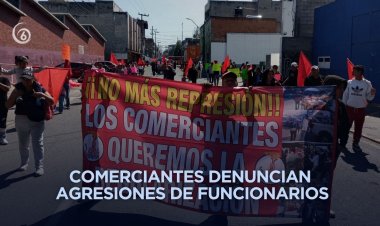 Ambulantes de Toluca protestan contra gobierno de Ricardo Moreno por decomiso de mercancía