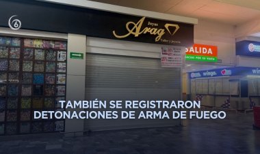 Sujetos armados roban joyería de Plaza San Jerónimo en la Álvaro Obregón