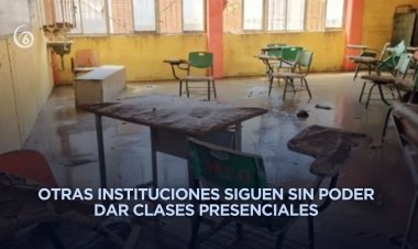 Por lluvias en zona norte de Veracruz varias escuelas desaparecieron