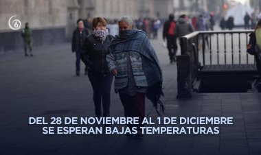 Anticipan fin de semana frío y con lluvias para la CDMX