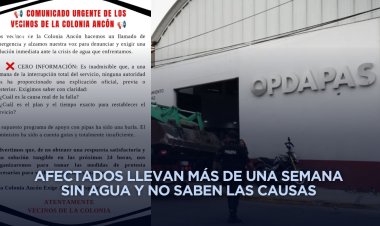 Vecinos de La Paz denuncian falta de información oficial ante desabasto de agua