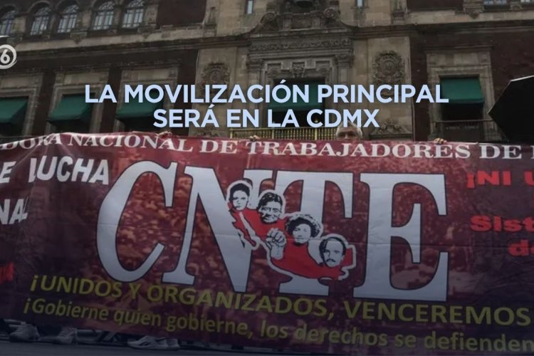 CNTE anuncia paro nacional de 48 horas y movilizaciones en todo el país