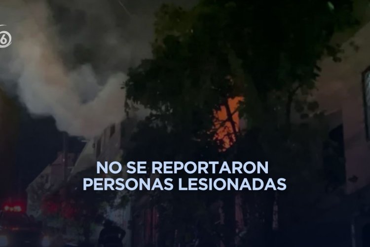 Se incendia vivienda en Xalapa; presuntamente almacenaba pirotecnia