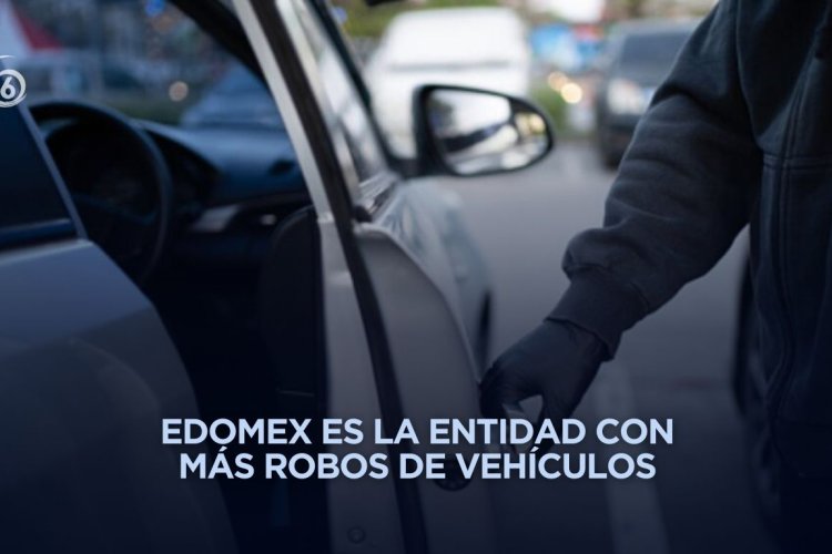 Van más de 97 mil vehículos robados en México durante 2025