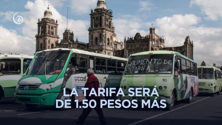 Incremento al pasaje de la CDMX entra en vigor este mismo sábado