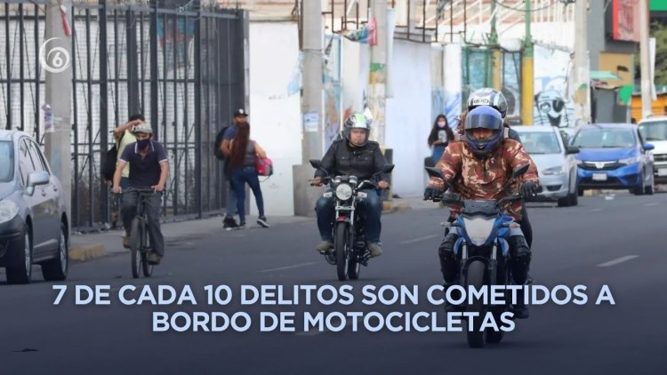 Crecen robos y accidentes en el Edomex por uso de motocicleta