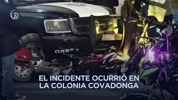 Policías estatales en presunto estado de ebriedad atropella a motociclista en Chalco