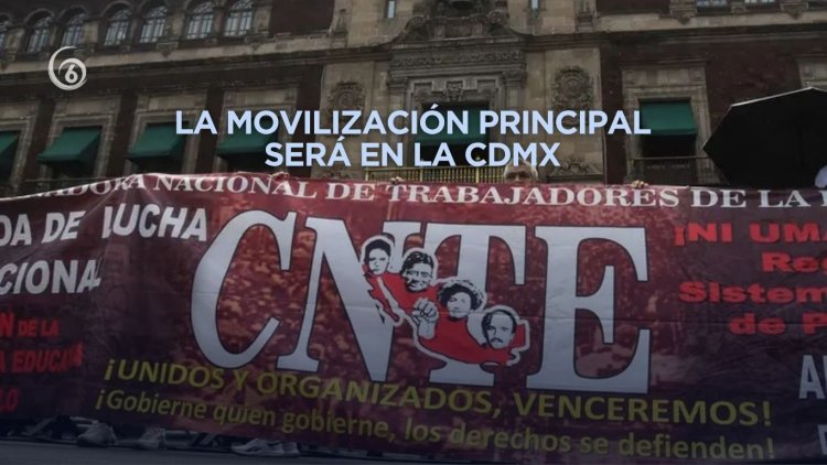 CNTE anuncia paro nacional de 48 horas y movilizaciones en todo el país