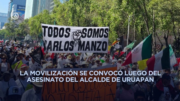 Miembros de la 'Generación Z' protestan contra la violencia e Inseguridad en más de 50 ciudades