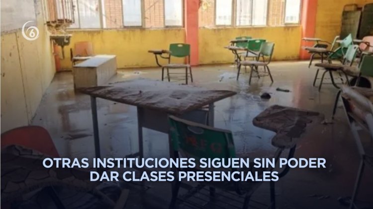 Por lluvias en zona norte de Veracruz varias escuelas desaparecieron