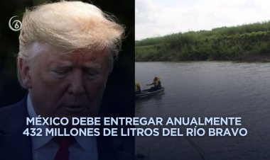 Trump amenaza con nuevo arancel si México no entrega aguas pactadas