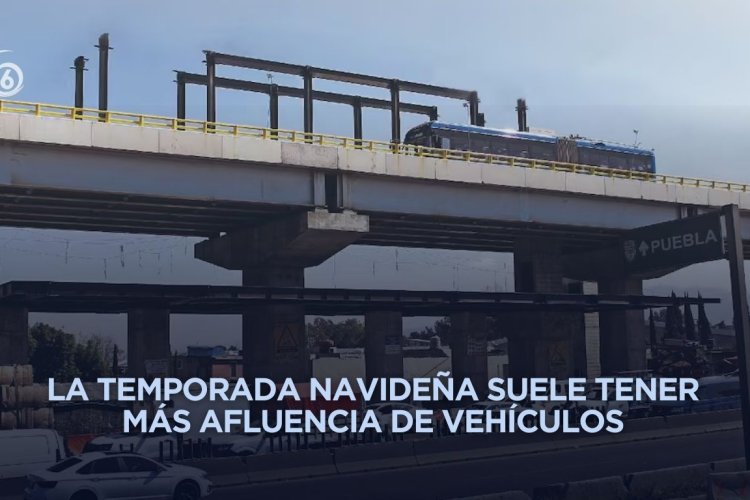 Trabajos del Trolebús e inicio de venta de pinos afecta movilidad en municipios del oriente