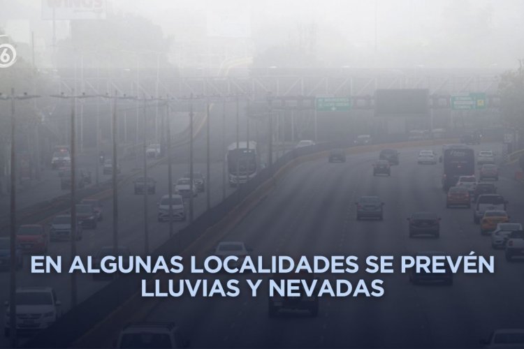 2025 cerrará con bajas temperaturas en varios estados de la república