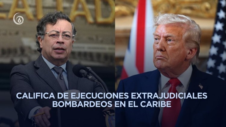 Petro sugiere que cuerpos encontrados en mar de Colombia pueden ser por bombardeos de EEUU