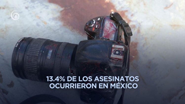 Palestina y México, países donde se asesinaron más periodistas en 2025