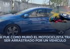 Encuentran abandonado en Nezahualcóyotl auto con el que atropellaron a motociclista en Iztapalapa