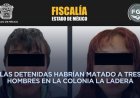 Vinculan a proceso a presuntas responsables de un triple homicidio en Chimalhuacán