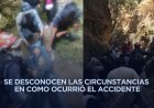 Rescatan a joven que cayó en barranca de Chalco