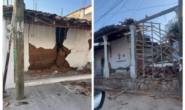 Sismo de 6.5 sacude San Marcos, Guerrero; así quedaron algunas viviendas 
