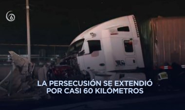 Asalto en la México-Querétaro ocasiona persecución y accidente