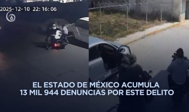 Edomex es la entidad con más robos en vía pública del país