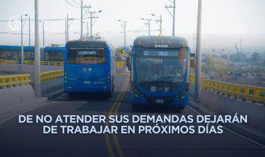 Trabajadores del Trolebús y Tren Ligero anuncian estallamiento de huelga