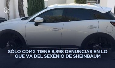 CDMX y Edomex entidades con más robo de autopartes a nivel nacional