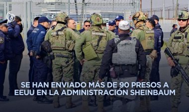 México confirma traslado de más de 30 reos de alto impacto por solicitud de EEUU