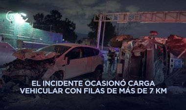Mueren dos personas en accidente vial sobre la México-Pachuca