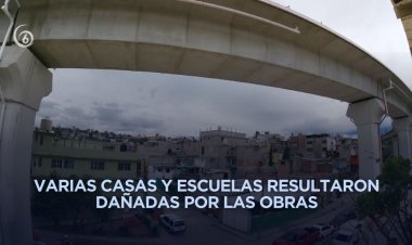 Vecinos afectados por obras del Tren Interurbano siguen sin recibir reparaciones