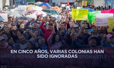 Con protestas, habitantes de Ixtapaluca reclaman obras al gobierno de Felipe Arvizu