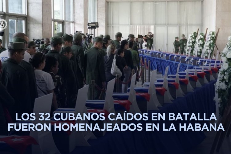 Galería: Homenaje a combatientes cubanos caídos en Venezuela