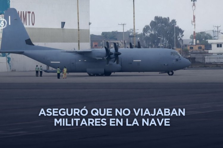 Justifica Sheinbaum aterrizaje de avión de EEUU en Toluca como “capacitación”