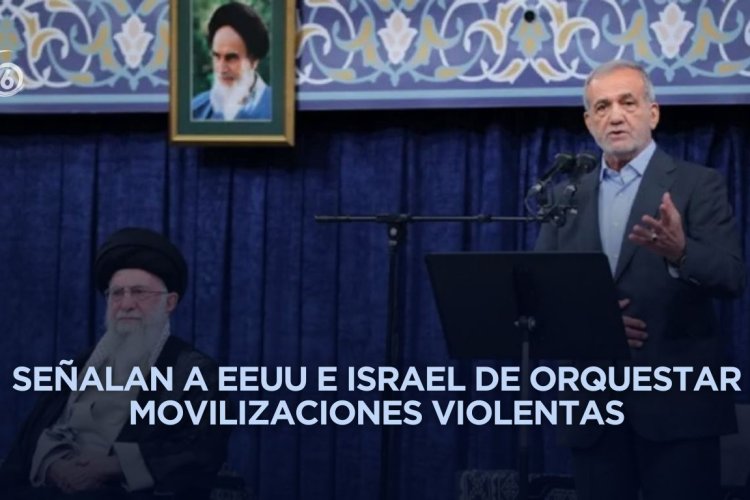 Presidente iraní dice que ataque al liderazgo supremo equivaldría a una guerra contra Irán