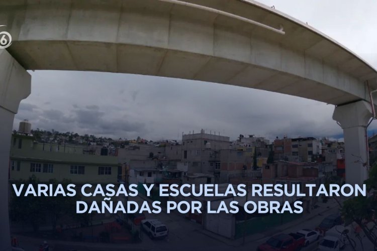Vecinos afectados por obras del Tren Interurbano siguen sin recibir reparaciones