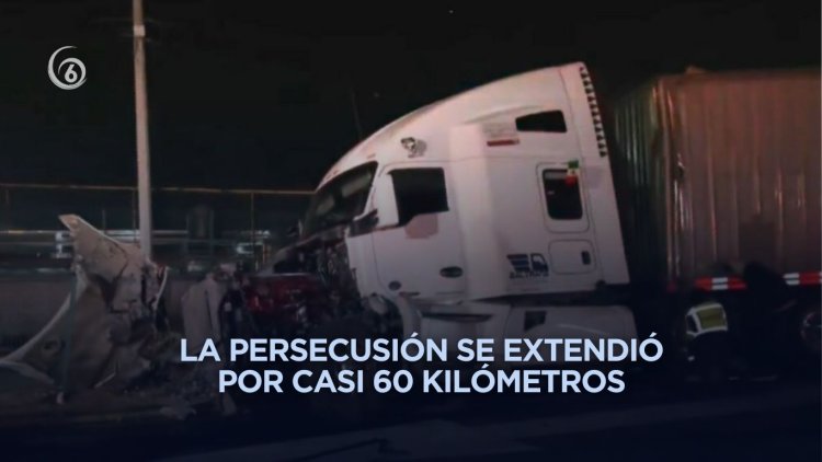 Asalto en la México-Querétaro ocasiona persecución y accidente