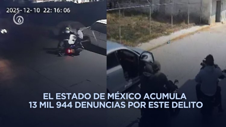 Edomex es la entidad con más robos en vía pública del país