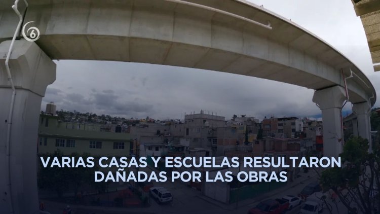 Vecinos afectados por obras del Tren Interurbano siguen sin recibir reparaciones