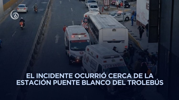 Asalto a camión de pasajeros en la México-Puebla deja dos personas heridas