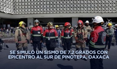 Realizan primer Simulacro Metropolitano 2026 en la CDMX y Edomex