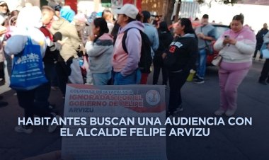 Vecinos protestan en Ixtapaluca por falta de solución del alcalde a problemáticas