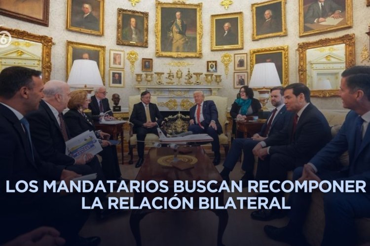 Presidente de Colombia se reúne con Trump en la Casa Blanca