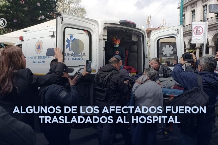 Estudiantes sufren desmayos y signos de hipotermia durante acto cívico por día de la bandera en Veracruz