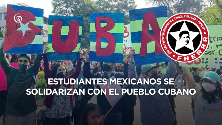 Jóvenes de México condenan cerco de EEUU hacia Cuba